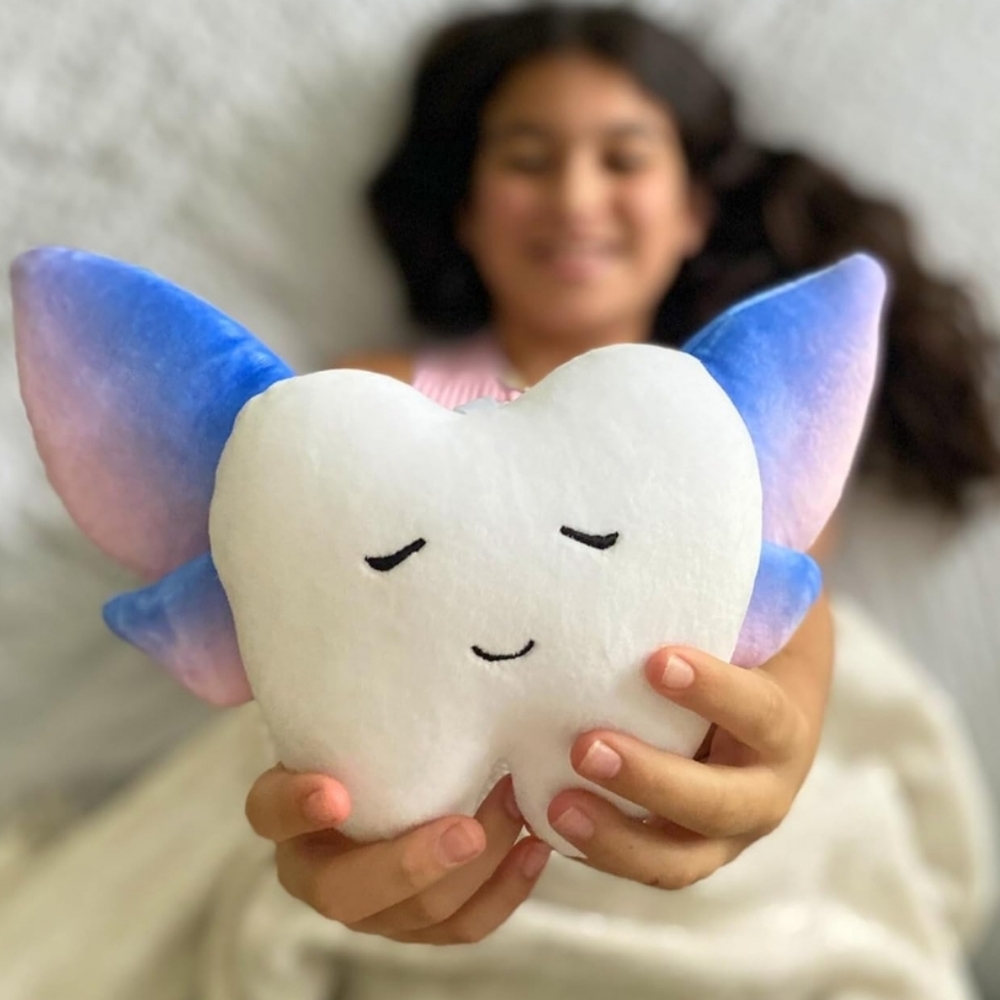 Squishie Tooth Fairy Holder Door Pillow with Pocket and Poem Hanging Plushie image 5
